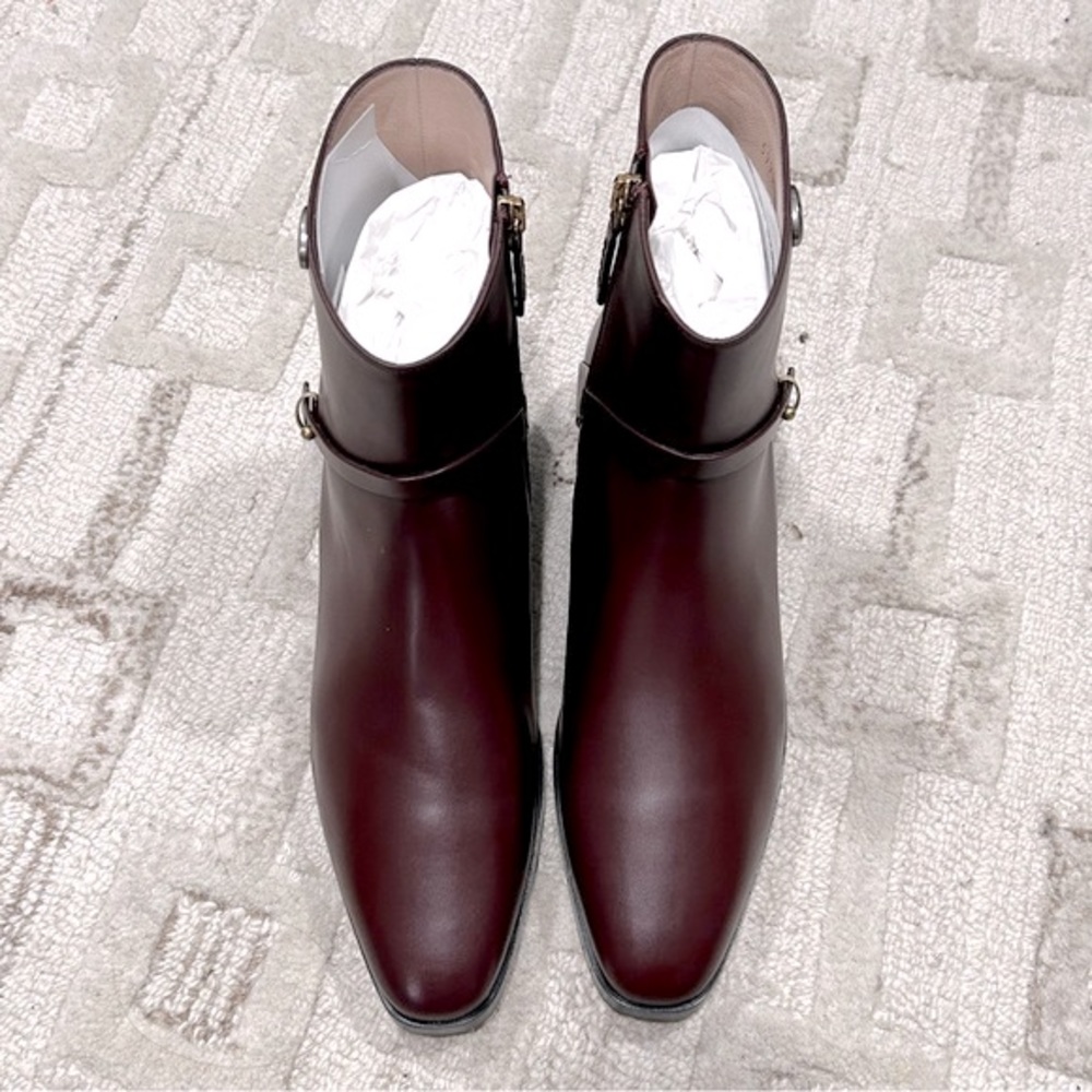 NIB Authentic Gucci Elite Calf Vintage Boraux Boots 38.5
